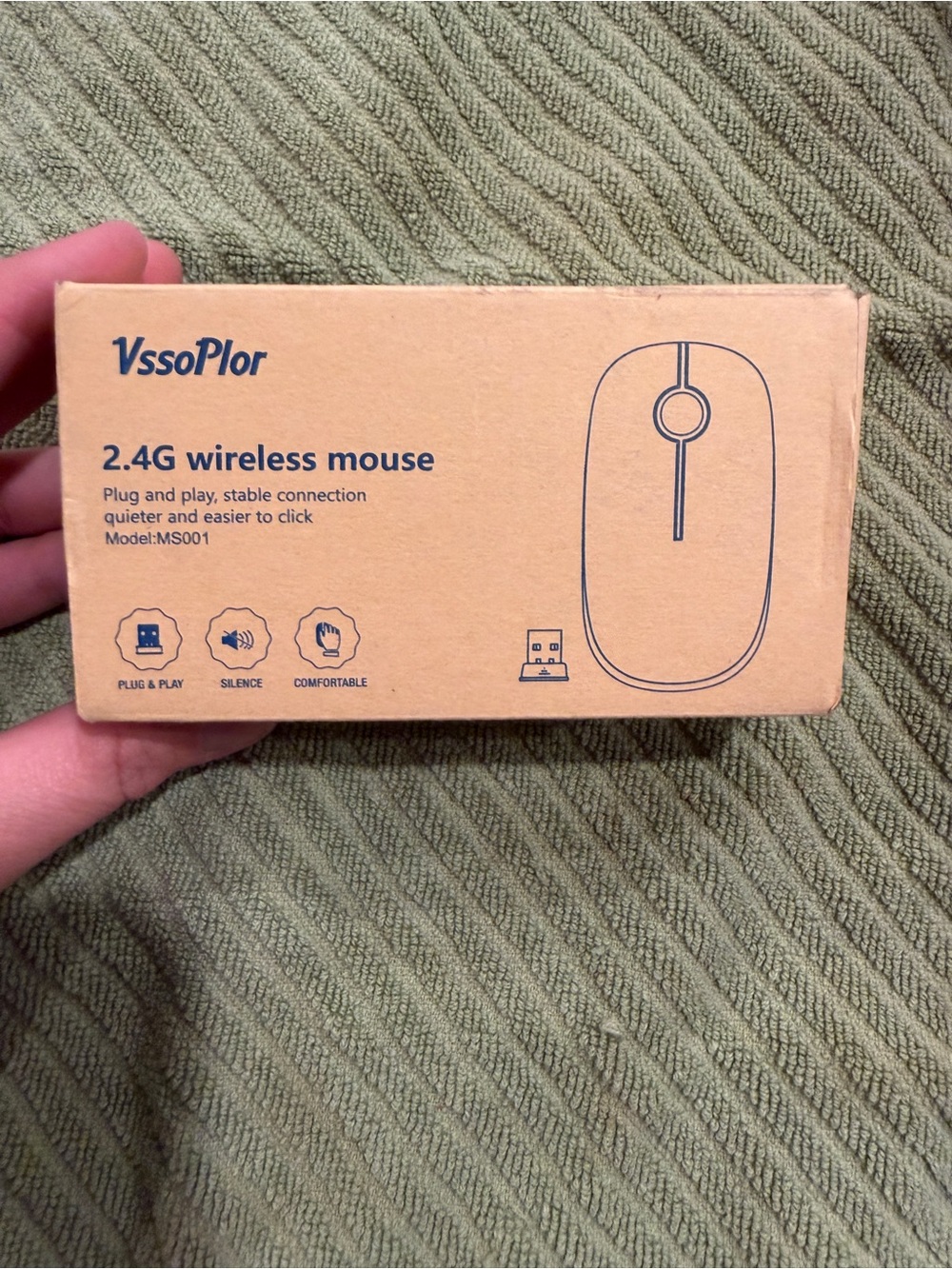 Compact Bluetooth Gray Wireless Computer Mouse - Minimal Design - Picture 6 of 6